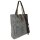 Sunsa Vintage Shoulder Bag Shopper of canvas with leather big handbag weekender