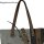 Sunsa Vintage Shoulder Bag Shopper of canvas with leather big handbag weekender
