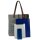 Sunsa Vintage Shoulder Bag Shopper of canvas with leather big handbag weekender