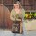 Sunsa Vintage Tasche Schultertasche Shopper aus Canvas mit Leder große Handtasche Einkaufstasche
