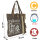 Sunsa Vintage Tasche Schultertasche Shopper aus Canvas mit Leder große Handtasche Einkaufstasche