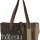 Sunsa Vintage Tasche Schultertasche Shopper aus Canvas mit Leder große Handtasche Einkaufstasche
