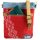 Sunsa Umhängetasche aus rote Canvas & recycelter Jeans. Nachhaltige Crossbody Bag