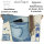 Sunsa Damen Umhängetasche aus beigem Canvas & recycelter Jeans. Nachhaltige Crossbody Tasche