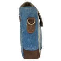 Sunsa Vintage Shoulder Bag handbag canvas with leather small Crossbody bag