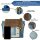 Sunsa Vintage Shoulder Bag handbag canvas with leather small Crossbody bag