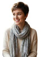 Sunsa Winterschal , Große Stola Halstuch/ Schal aus Modal