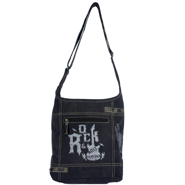 Sunsa Hobo Tasche schwarze Umhängetasche Damenhandtasche Canvas Schultertasche