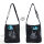Sunsa Hobo Tasche schwarze Umhängetasche Damenhandtasche Canvas Schultertasche