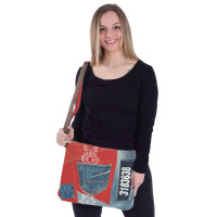 Sunsa Upcycling Jeanstasche. Umhängetasche/ Crossbody Bag