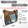 Sunsa Damen Umhängetasche aus braune Canvas & Jeansstoff. Crossbody Tasche