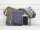 Sunsa Damen Umhängetasche aus braune Canvas & recycelter Jeans. Nachhaltige Crossbody Tasche