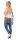 Sunsa Damen Umhängetasche aus braune Canvas & recycelter Jeans. Nachhaltige Crossbody Tasche