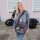 Sunsa Damen Canvas Hobotasche/ Umhängetasche . Crossbody aus Recycelter Jeans & schwarze Canvas