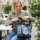 Sunsa Damen Canvas Hobotasche/ Umhängetasche. Crossbody aus Upcycling Jeans & schwarze Canvas