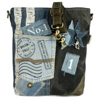 Sunsa Umhängetasche aus recycelter Jeans und...