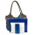 Sunsa  Handtasche aus recycelter Jeans & Canvas. Nachhaltige große Schultertasche/ Shopper