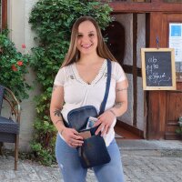 Sunsa Damen Handy Tasche, kleine Umhängetasche aus...