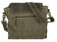 Sunsa Vintage Shoulder Bag handbag canvas with leather small Crossbody bag