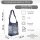 Sunsa Hobo Tasche aus Jeansstoff & braune Canvas. Umhängetasche mit verstellbarem Henkel