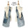 Sunsa Wende Hobo Cotton/Jeans Umhängetasche Schultertasche Crossbodybag