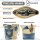 Sunsa Vintage Umhängetasche aus recycelter Jeans & Canvas. Nachhaltige Damen Crossbody Bag