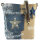 Sunsa Vintage Umhängetasche aus Upcycling Jeans & Canvas. Damen Crossbody Bag