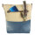 Sunsa Vintage Umhängetasche aus Upcycling Jeans & Canvas. Damen Crossbody Bag