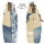 Sunsa Vintage Umhängetasche aus Upcycling Jeans & Canvas. Damen Crossbody Bag