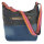 Sunsa Umhängetasche aus Upcycling Jeans & Canvas. Crossbody Hobo Tasche