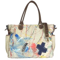 Sunsa XXL Handtasche Canvas Schultertasche Große...