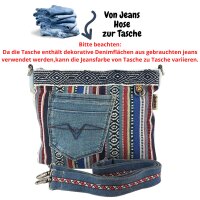 Sunsa Canvas Shoulder Bag Cross body Jeans bag colorful