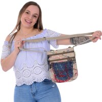 Sunsa kleine Umhängetasche, Canvas Crossbody Bag....