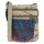 Sunsa kleine Umhängetasche, Canvas Crossbody Bag. Schultertasche mit Abstrakt Kunst Design