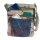 Sunsa kleine Umhängetasche, Canvas Crossbody Bag. Schultertasche mit Abstrakt Kunst Design