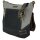 Sunsa Damentasche Canvas Umhängetasche grau/ schwarz Schultertasche Damentasche