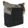 Sunsa Damentasche Canvas Umhängetasche grau/ schwarz Schultertasche Damentasche