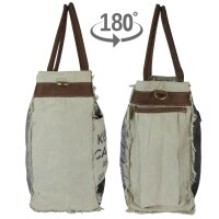 Sunsa Vintage Tasche XXL Shopper Handtasche Canvas Schultertasche Badetasche