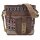 Sunsa colorful small canvas bag shoulder bag crossbody brown weaved cotton