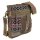 Sunsa colorful small canvas bag shoulder bag crossbody brown weaved cotton