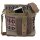 Sunsa colorful small canvas bag shoulder bag crossbody brown weaved cotton