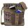 Sunsa colorful small canvas bag shoulder bag crossbody brown weaved cotton