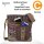 Sunsa colorful small canvas bag shoulder bag crossbody brown weaved cotton
