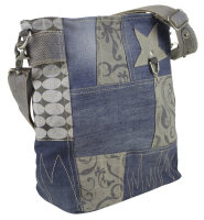 Sunsa ladies colorful canvas bag shoulder bag jeans bag crossbody