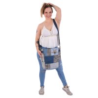 Sunsa ladies colorful canvas bag shoulder bag jeans bag crossbody