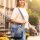 Sunsa ladies colorful canvas bag shoulder bag jeans bag crossbody