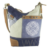 Sunsa Umhängetasche aus Upcycling Jeans &...