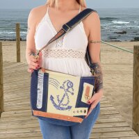 Sunsa small woman Canvas Bag stonewashed jeans Shoulder Crossbody bag brown Hobo