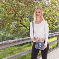 Sunsa kleine Umhängetasche aus recycelter Jeans & Canvas Mini Jeanstasche