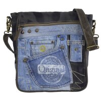 Sunsa Messenger Umhängetasche aus recycelter Jeans...